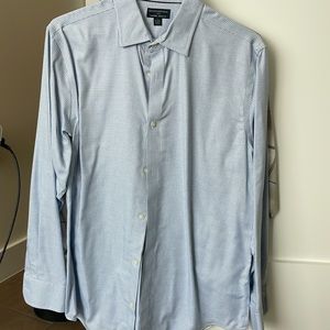 Banana Republic Non Iron Classic Fit Large Long Sleeve Collared Shirt